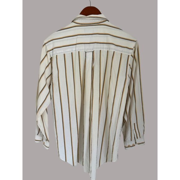 Vintage U2 Studio Striped Button-Up Shirt With Embroidered Logo - Picture 6 of 8